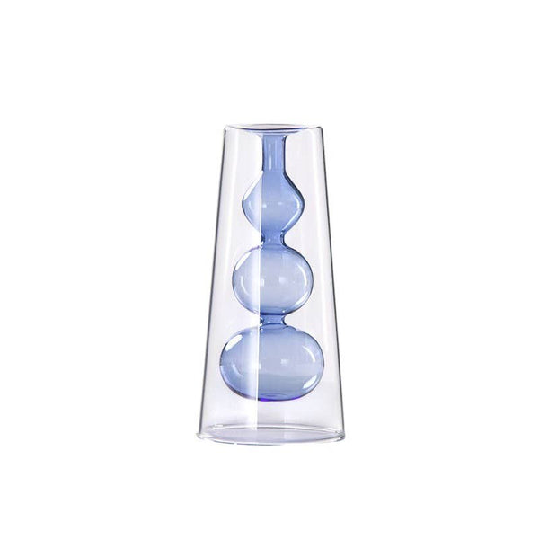 Modern Transparent Glass Vase | Hydroponic Flower Vase