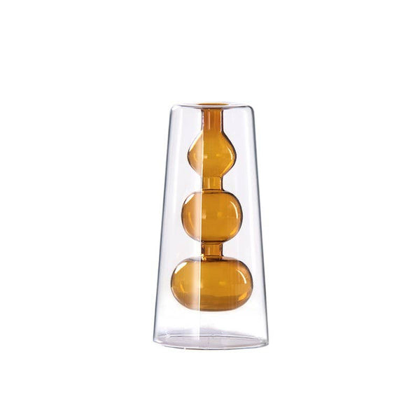 Modern Transparent Glass Vase | Hydroponic Flower Vase