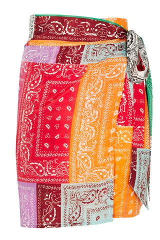 Multi Bandana Mini Jaspre Skirt