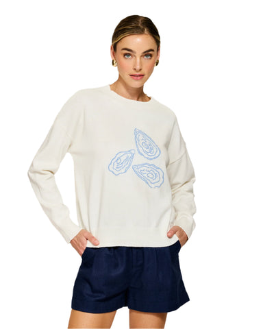 Oyster Motif Sweater