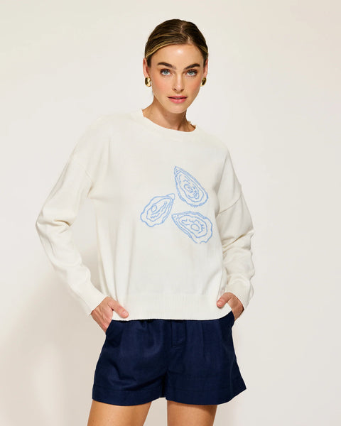 Oyster Motif Sweater