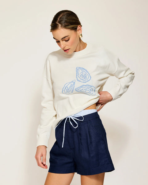 Oyster Motif Sweater