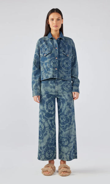 Ms. Castro Cropped Oversized Shirt