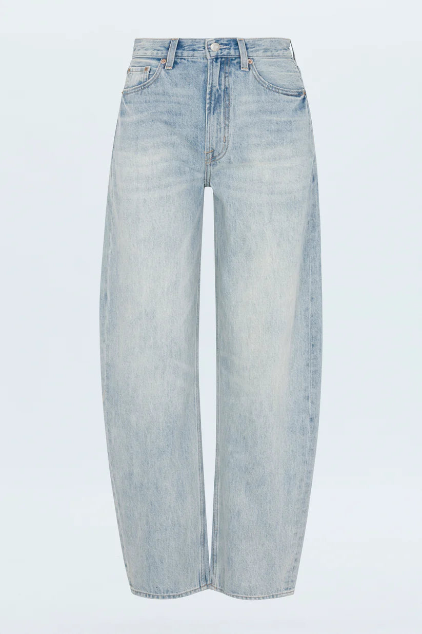 Wes High Rise Barrel Jean