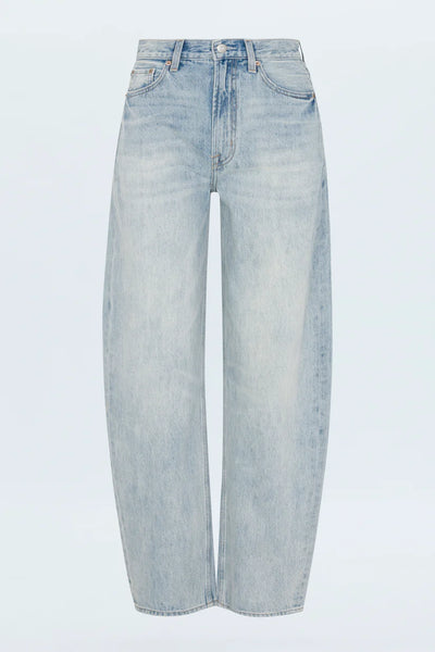 Wes High Rise Barrel Jean