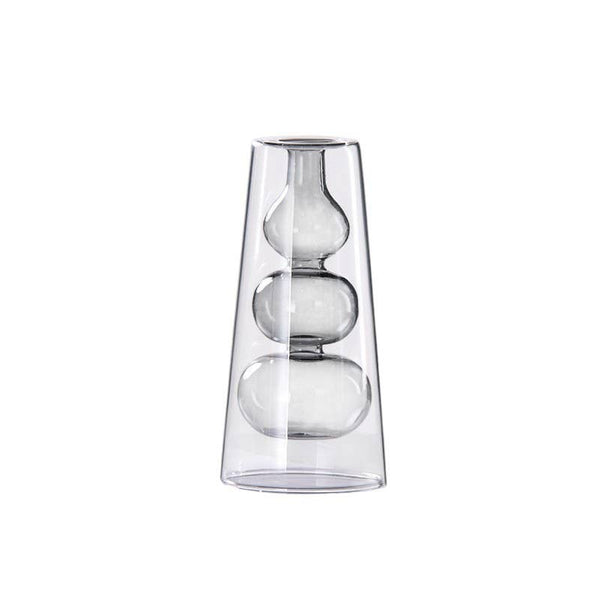 Modern Transparent Glass Vase | Hydroponic Flower Vase