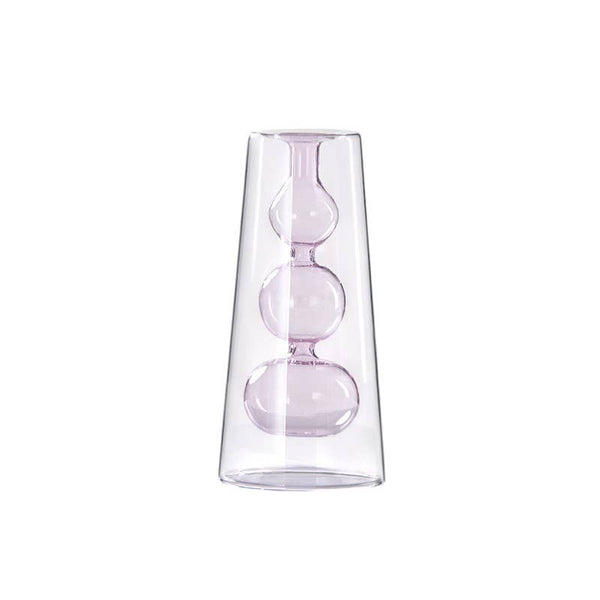 Modern Transparent Glass Vase | Hydroponic Flower Vase