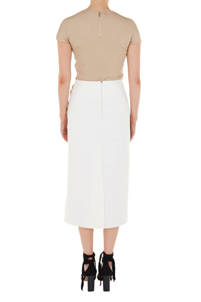 Tailored Vent Knot Skirt